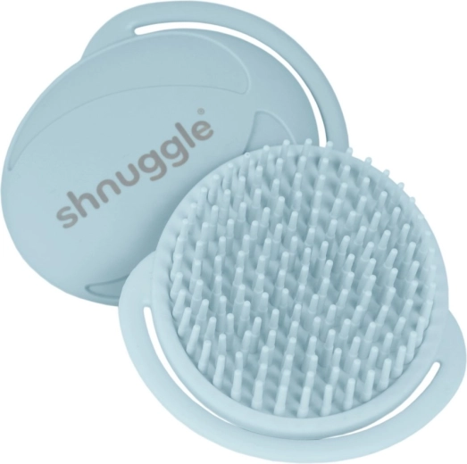 Shnuggle gyermek szilikon kefe blue