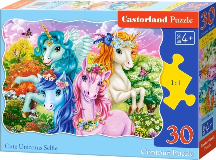 Castorland puzzle Unikornisok 30 darab