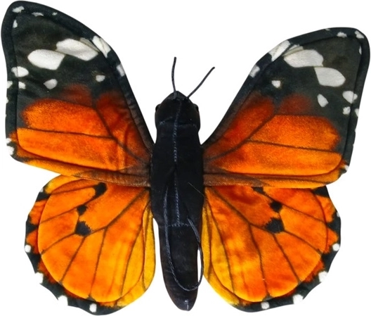 Piros monarchalepke 30 cm