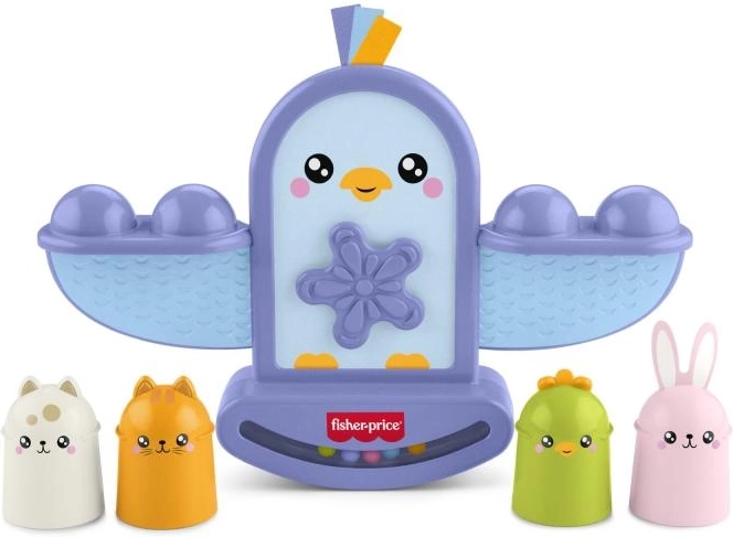 Fisher-Price billegő madárka állatos kirakóval