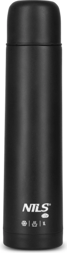 NILS CAMP termosz 1 l fekete