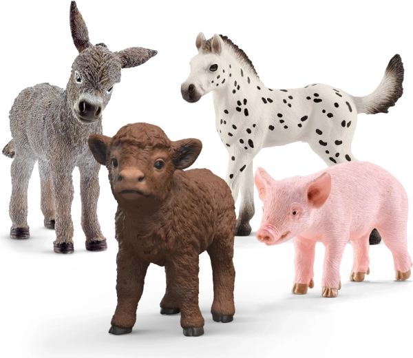 Schleich Farm World Farmon született kicsinyek – figura szett