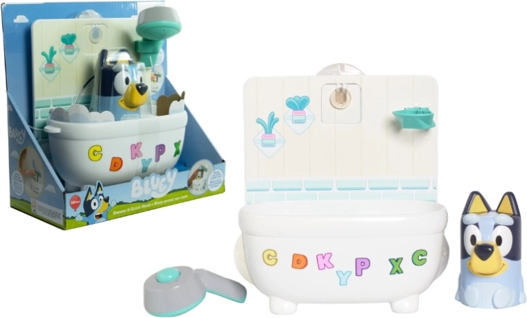 TOMY Toomies Bluey fürdés a kádban