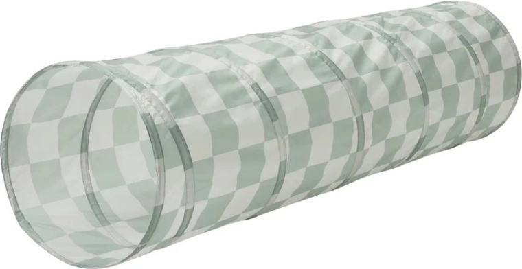 3 Sprouts gyermek játszóalagút recycled checkerboard green