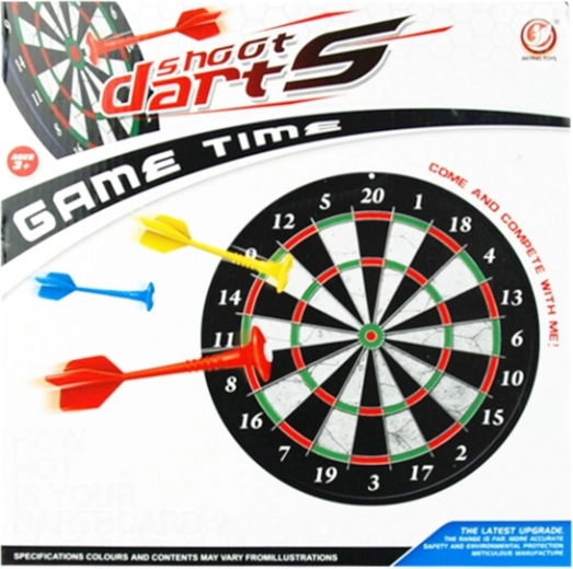 Mágneses darts készlet dobozban