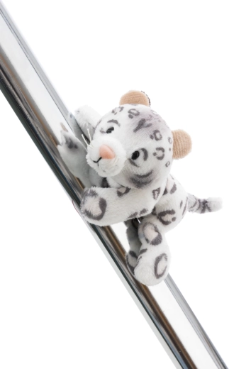 Mágneses plüss hópárduc cica NICI GREEN Eleni Snowbell 12 cm