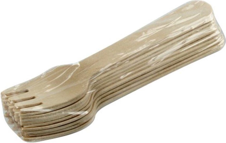 Fa egyszer használatos villák 160 mm (10 db)
