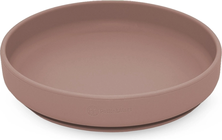 Petite&Mars szilikon tányér tapadókoronggal Take&Match Velvet Latte 400 ml