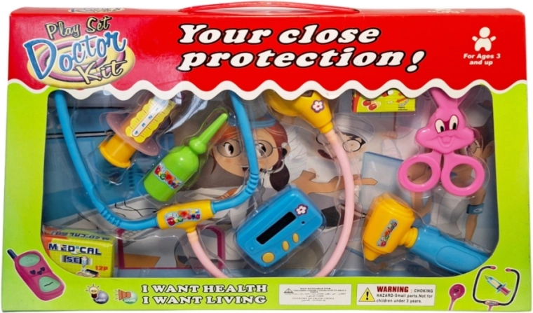 Orvosi készlet dobozban 3 éves kortól