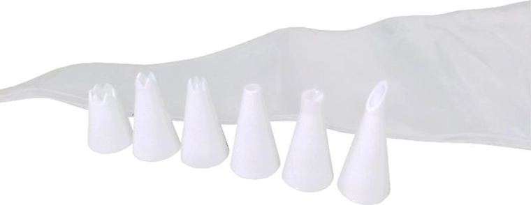 Tortákhoz és desszertekhez való díszítő készlet fúvókákkal