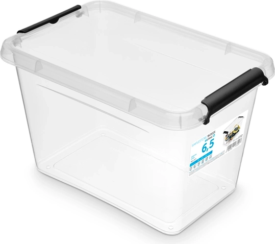 SimpleStore tárolódoboz fedéllel 6,5 l
