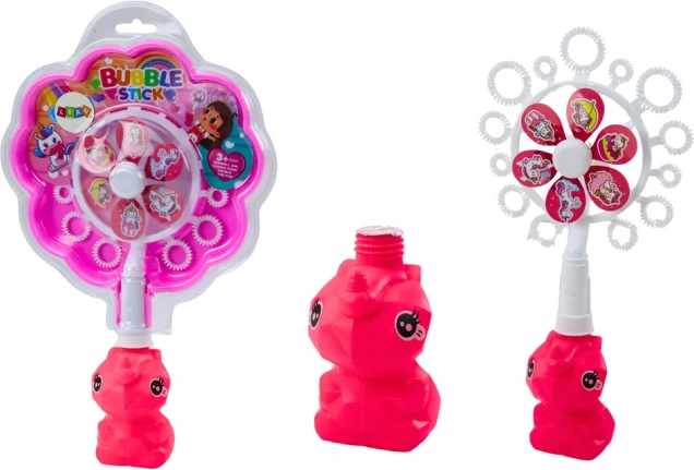 Felcsévélős egyszarvús buboréktálca rózsaszín