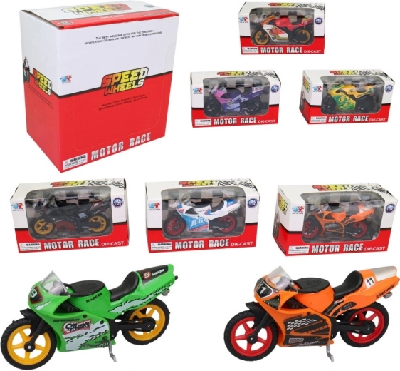 Gyerekmotor, 8 színben, 8,5 cm