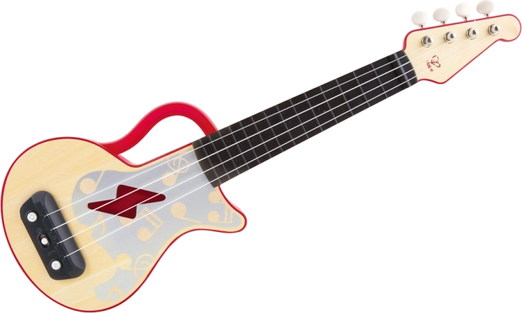 Hape Tanulj fények segítségével piros ukulele