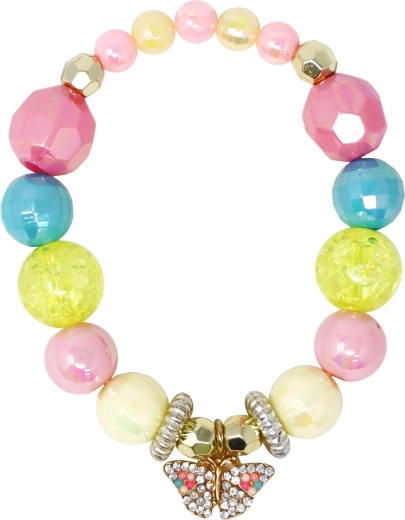 PINK POPPY pillangós karkötő