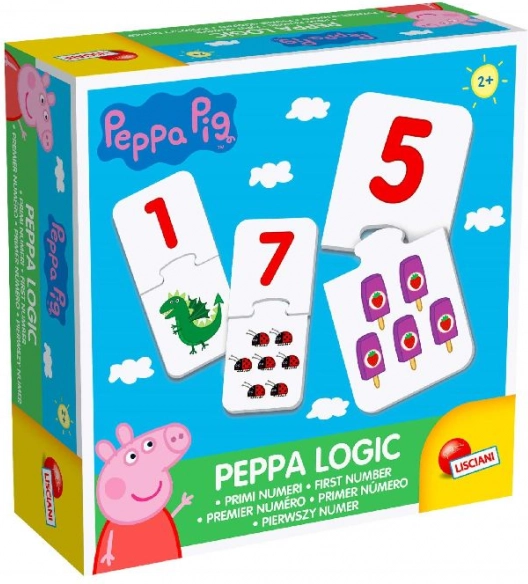 Peppa malac kétdarabos puzzle a legkisebbeknek