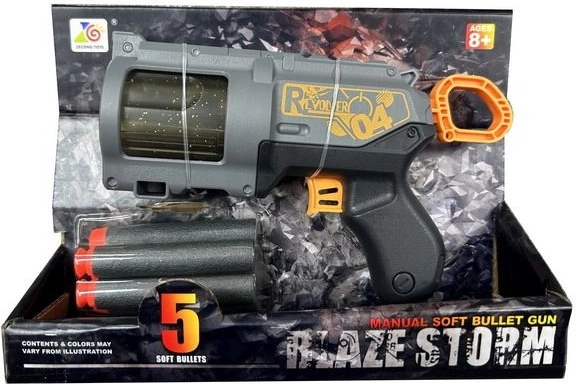 Habpatronos pisztoly 5 tölténnyel