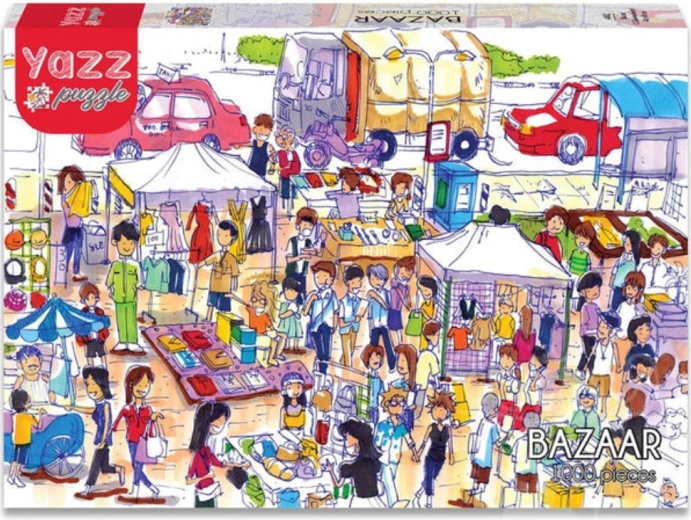 Yazz puzzle Bazar 1000 darabos