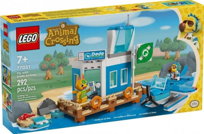 LEGO Animal Crossing Irány a DODO Airlines – repülőtér hidroplánnal