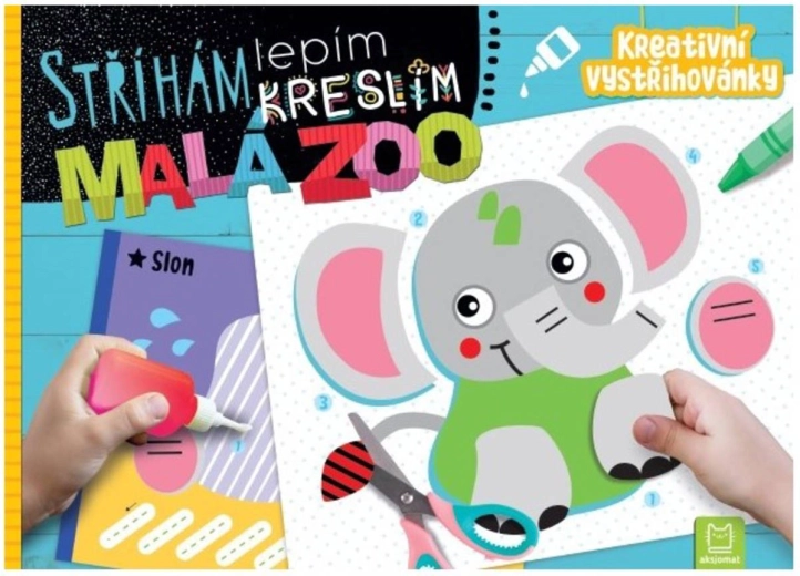 Vágok, ragasztok, rajzolok – kis állatkert kreatív kivágós füzet