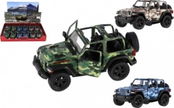 Autó Jeep Wrangler Camo kiadás fém/műanyag 13cm