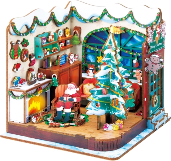 2Kids Toys 3D fa puzzle Mikulás műhelye