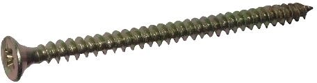 Univerzális, teljes menetes facsavarok 5 × 40 mm sárga horganyzás (500 db)