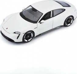Welly Porsche Taycan Turbo S 1:24 krémszínű autómodell