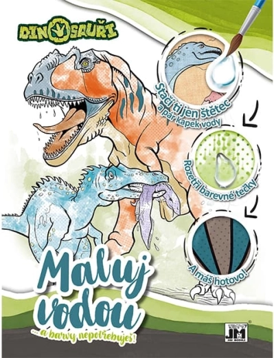 Fess vízzel A4 – dinoszauruszok