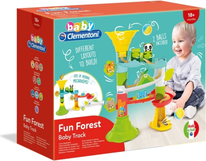 Clementoni baby nagy golyópálya állatokkal
