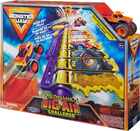 Monster Jam El Toro Loco Big Air Challenge játékkészlet 1:64