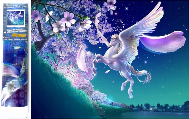 Norimpex gyémántfestés Pegazus 30x40 cm