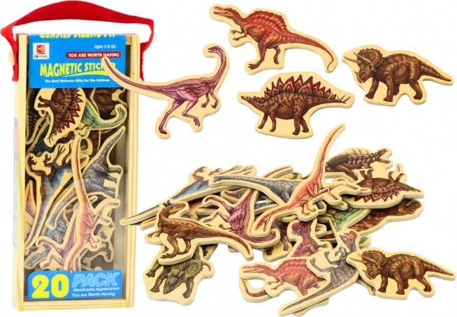 Fa állatos mágnesek, 20 darabos készlet