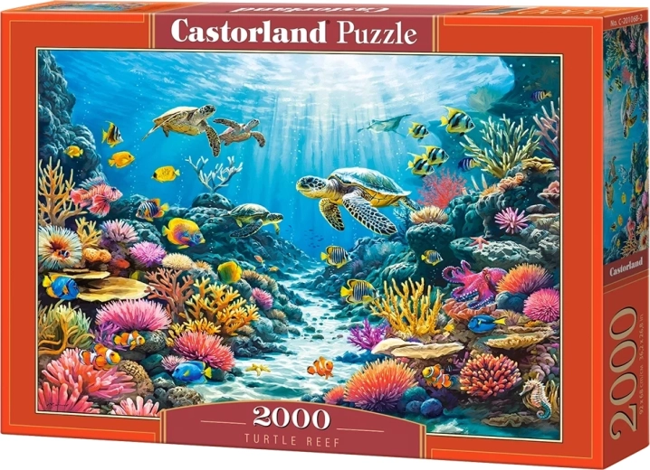 Castorland Teknős-zátony puzzle, 2000 darabos