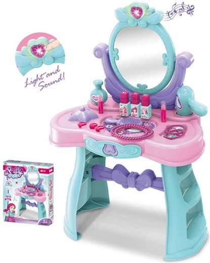 Gyermek fésülködőasztal fénnyel és zenével