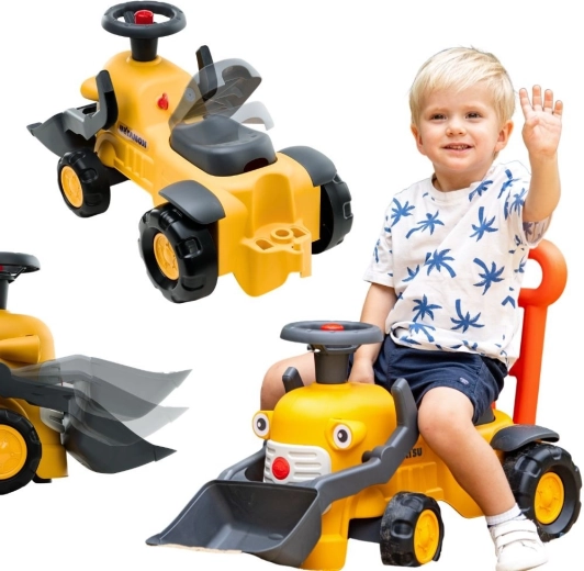 Tolható traktor KOMATSU első kanállal és dudával