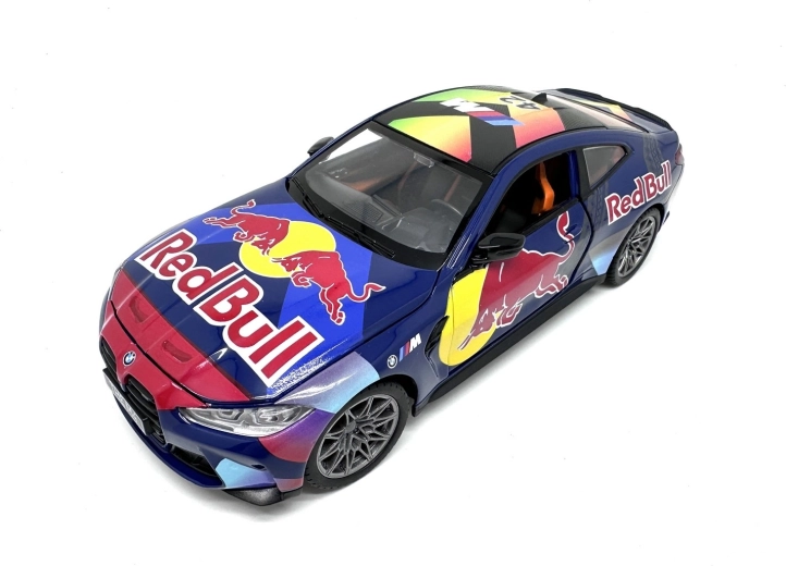 MSZ BMW M4 Red Bull 1:24 fénnyel és hanggal - 1 db