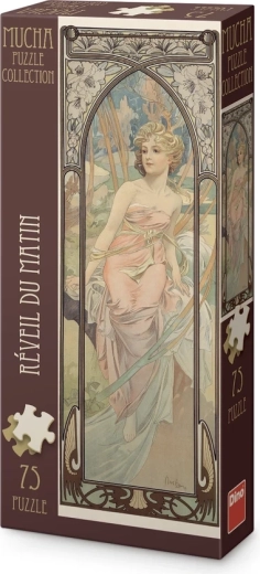 Dino panoráma puzzle Alfons Mucha – A reggel ébredése 75 darabos