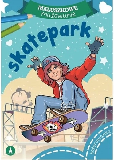 Maluszkowe színező Skatepark