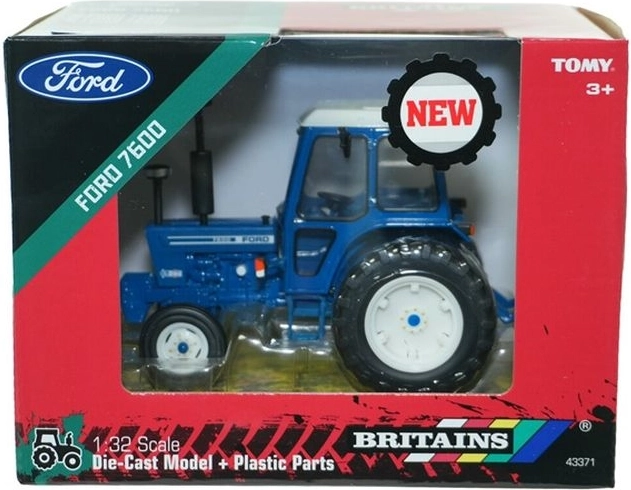 Britains Ford 7600 traktor modell ikerkerékkel 1:32