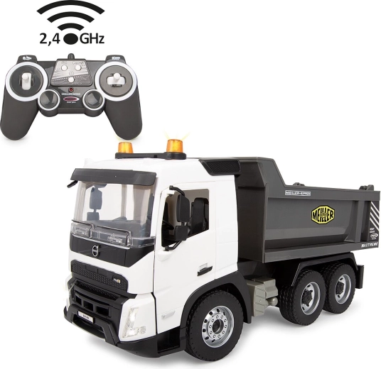 Távirányítós Volvo FMX Meiller billenős teherautó 1:20