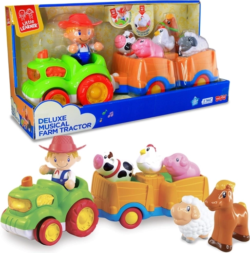 Hap-P-Kid traktor – állatfarm Nyomd meg és indulj