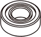 8 × 12 × 3,5 mm-es JAMARA csapágy, 6 db