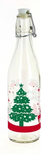 260 ml-es, patentzáras palack házi tojáslikőrhöz