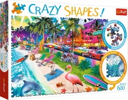 TREFL Crazy Shapes kirakó – Miami strand, 600 darab