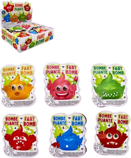 Fingós bűzbomba – vicces felfújható zacskó - 1 db