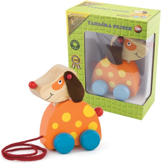 Húzható fa kutyus BABU