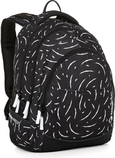 Bagmaster Digital fekete-fehér diák hátizsák