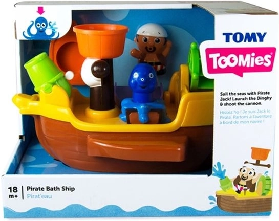 TOMY Toomies kalózhajó a fürdőkádba