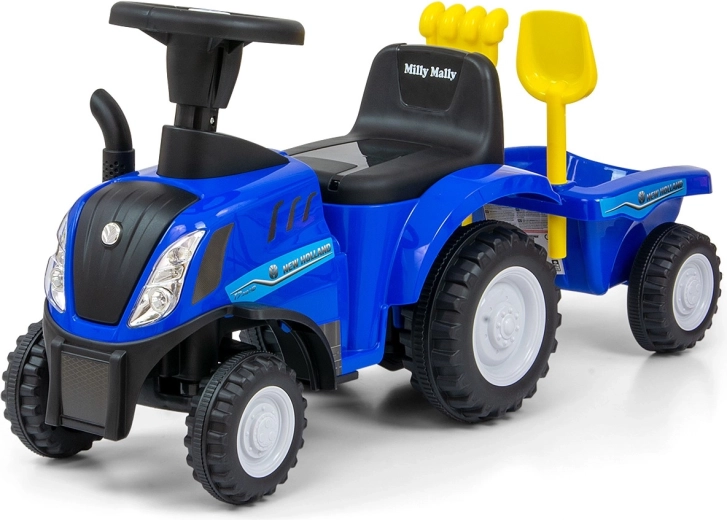 NEW HOLLAND T7 traktor bébitaxi pótkocsival – kék
